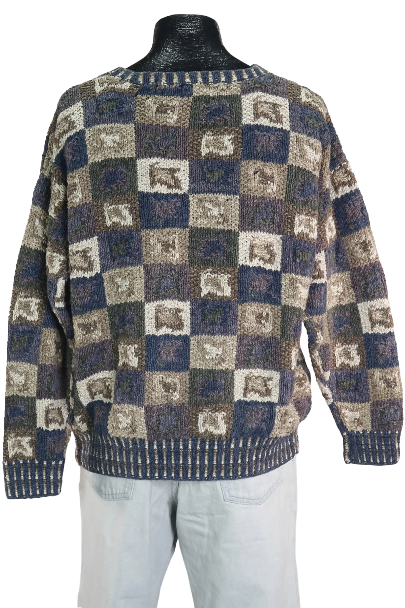 90s Norm Thompson Hand Knitted Sweater    M