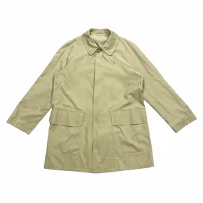 Allegri Long Rainwear Trench Coat | Vintage High End Designer Beige Rain VTG