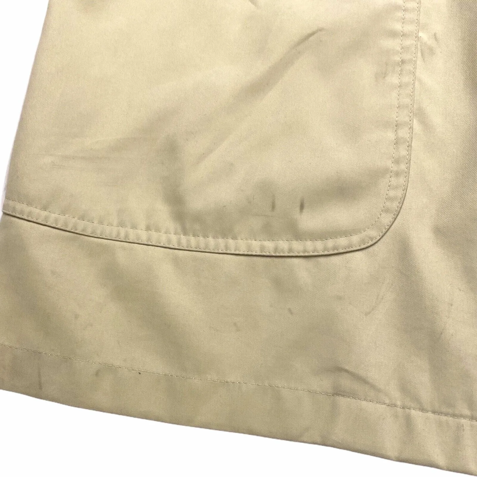 Allegri Long Rainwear Trench Coat | Vintage High End Designer Beige Rain VTG