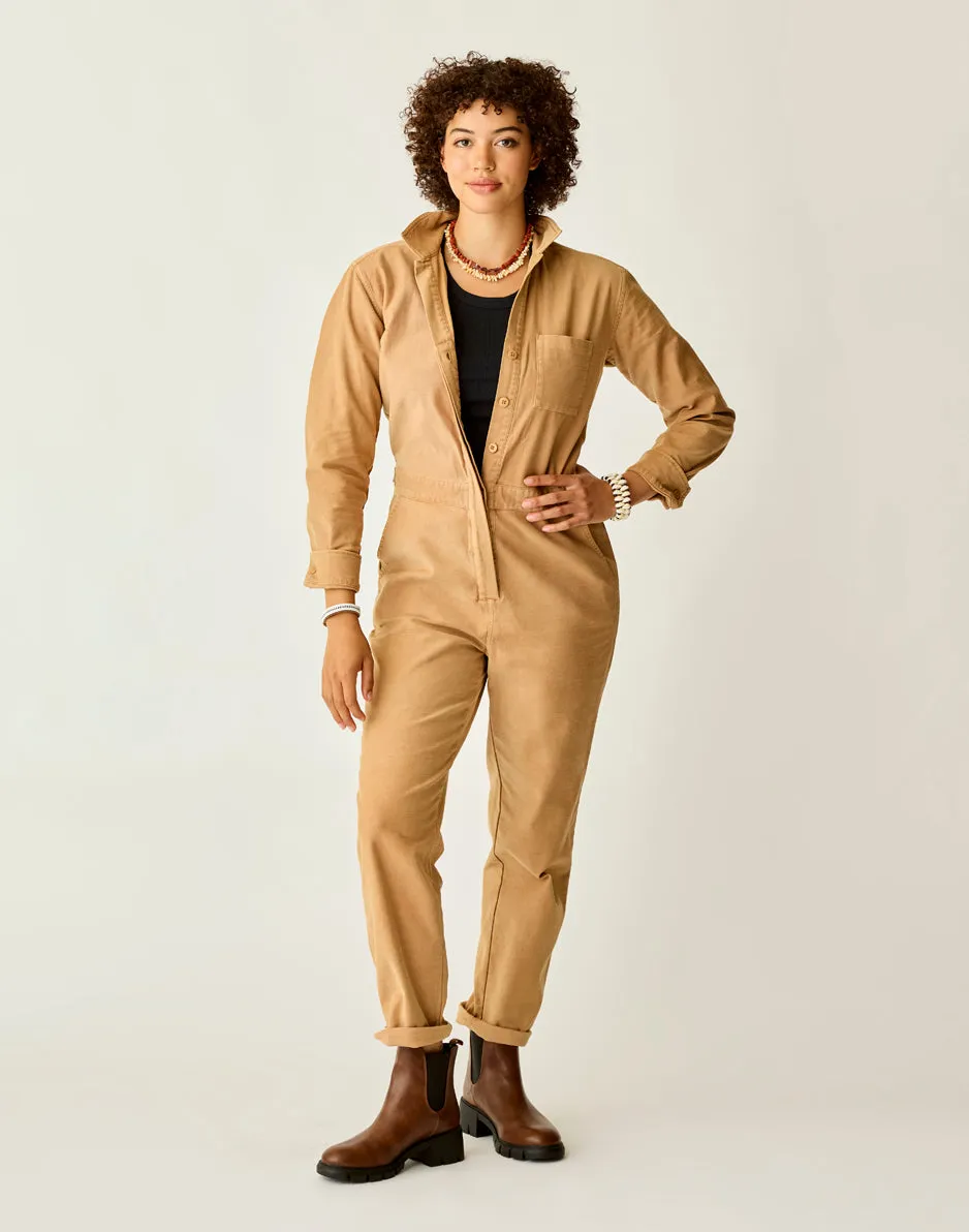 Bedford Jumpsuit: Camel