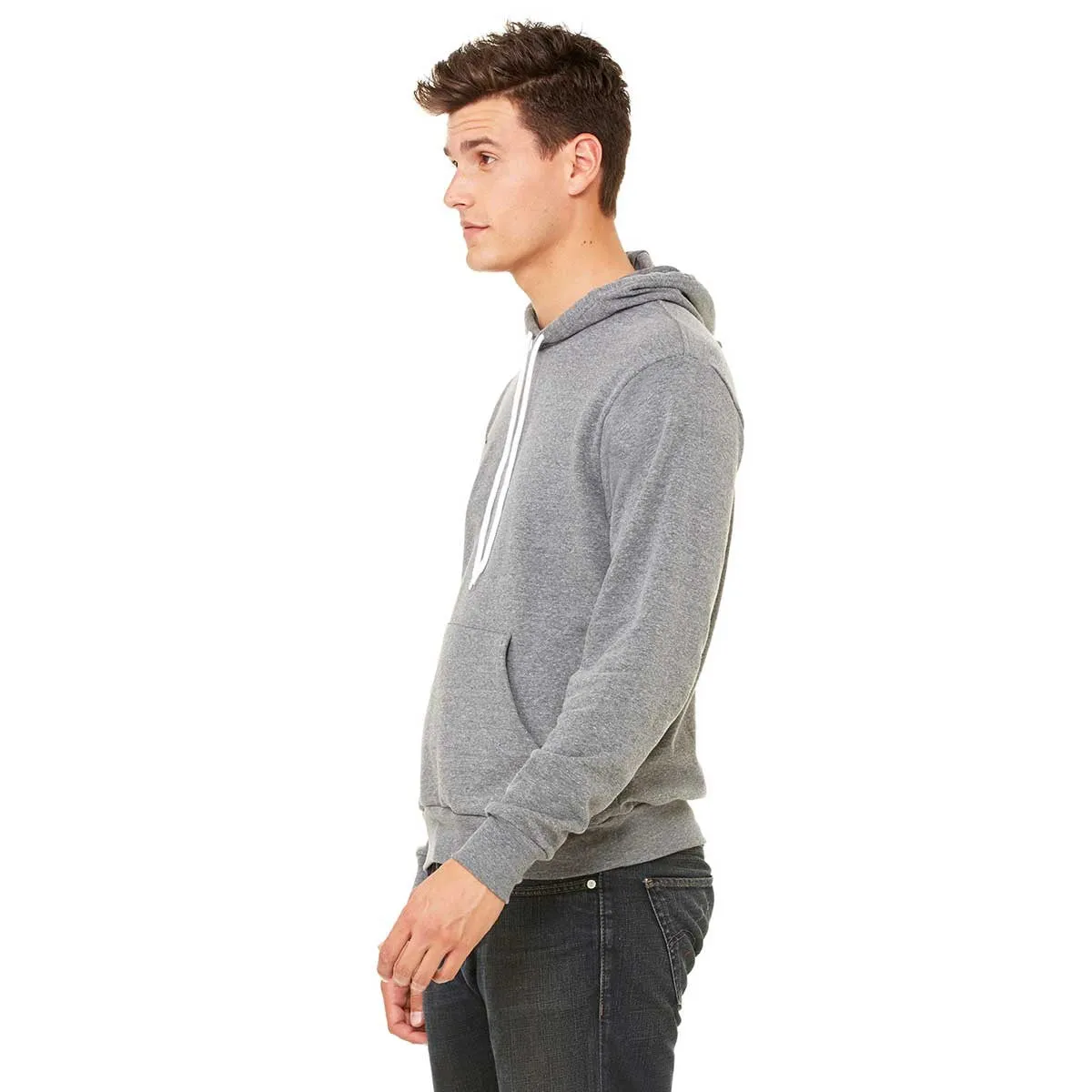 Bella   Canvas Unisex Deep Heather Pullover Hoodie