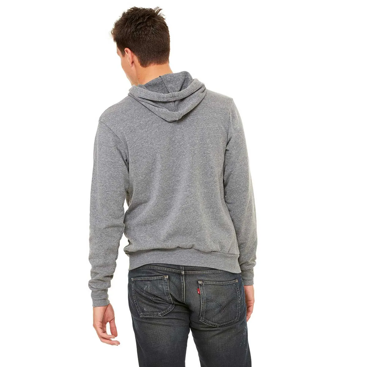 Bella   Canvas Unisex Deep Heather Pullover Hoodie