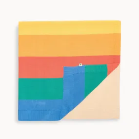 Bobby - Rainbow Stripe baby blanket