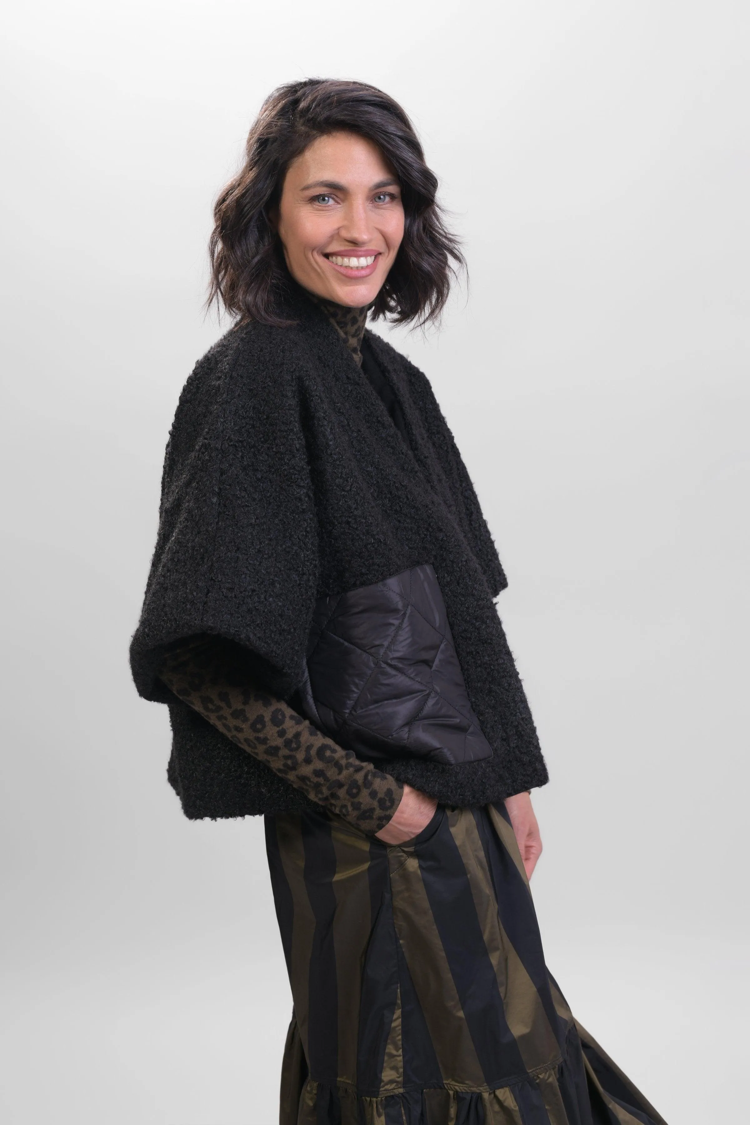 Chiu Mockneck Top, Moss