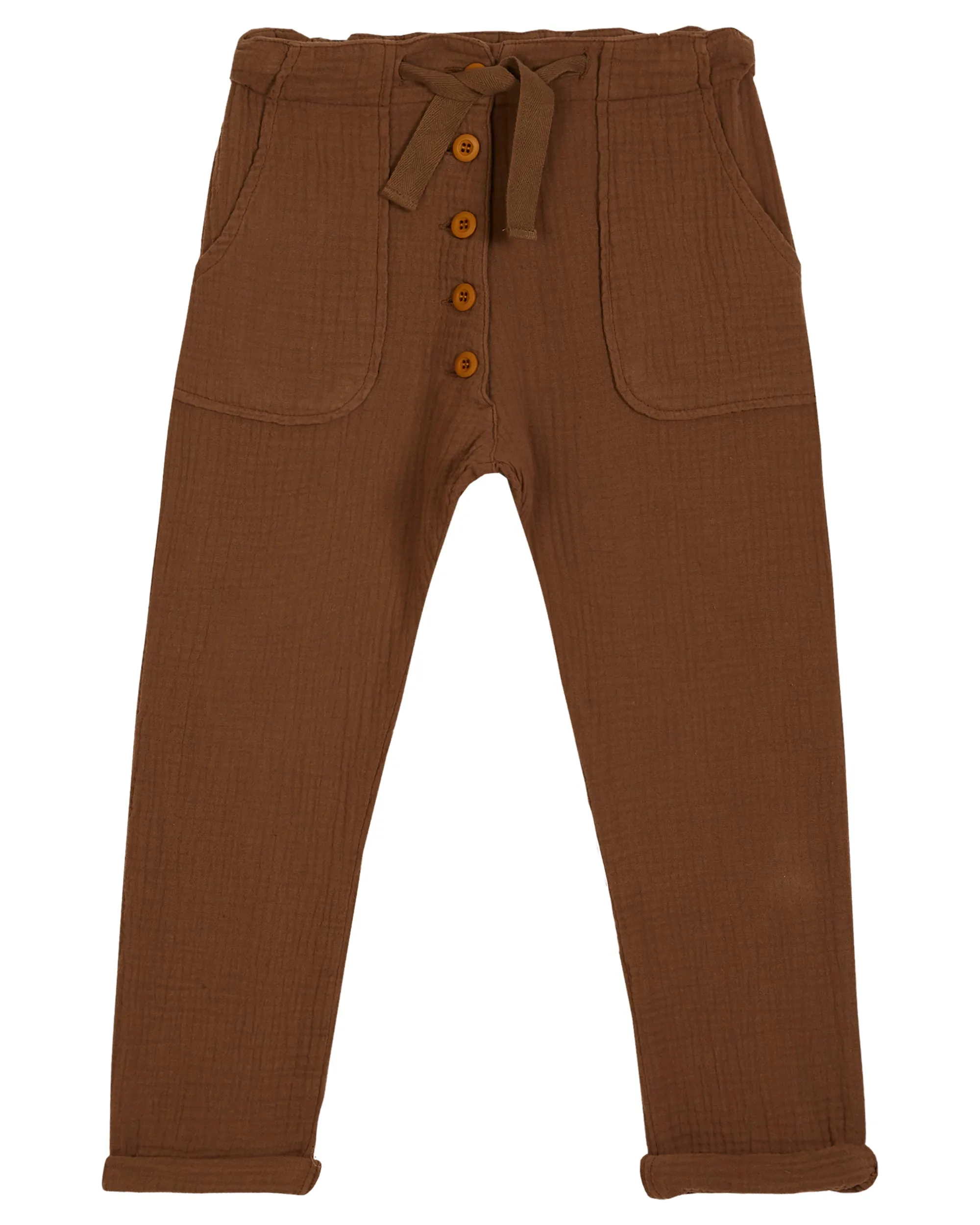 Cotton Gauze Cookie Pants