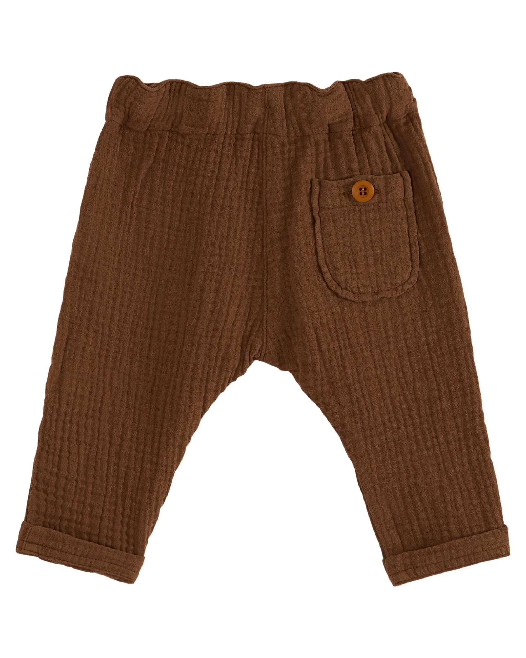 Cotton Gauze Cookie Pants