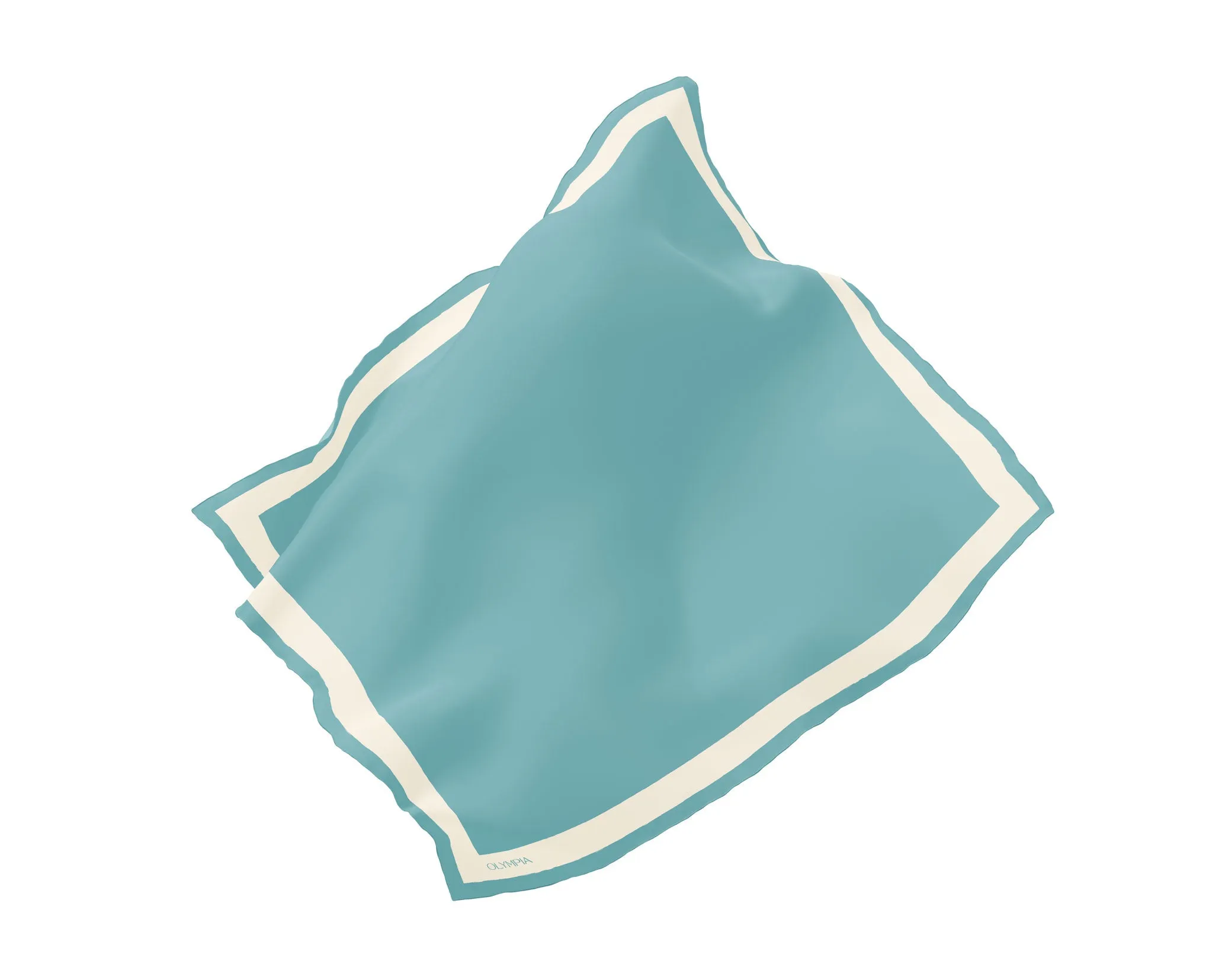Dimity Lagoon Silk Scarf - 89x89cm