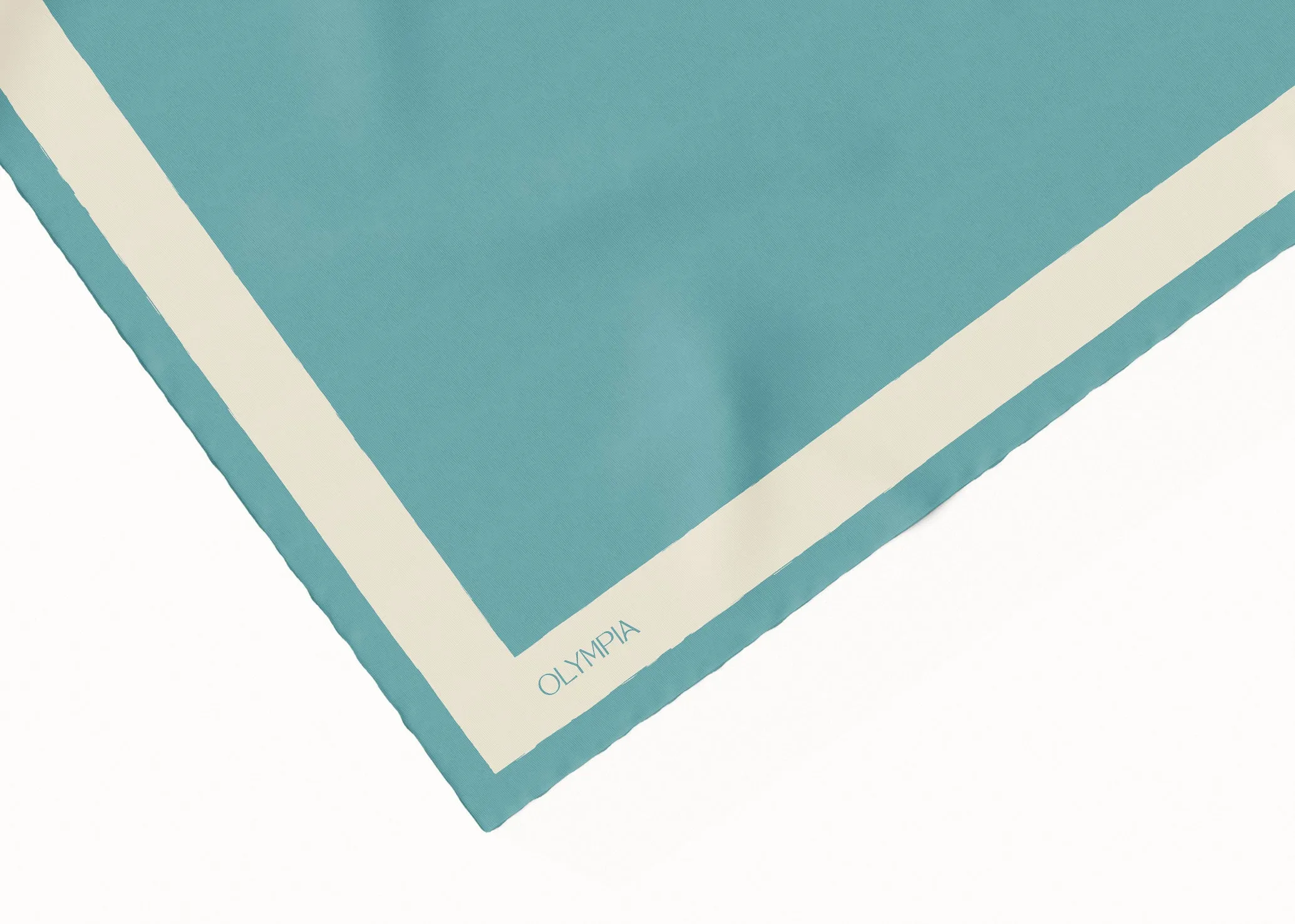 Dimity Lagoon Silk Scarf - 89x89cm