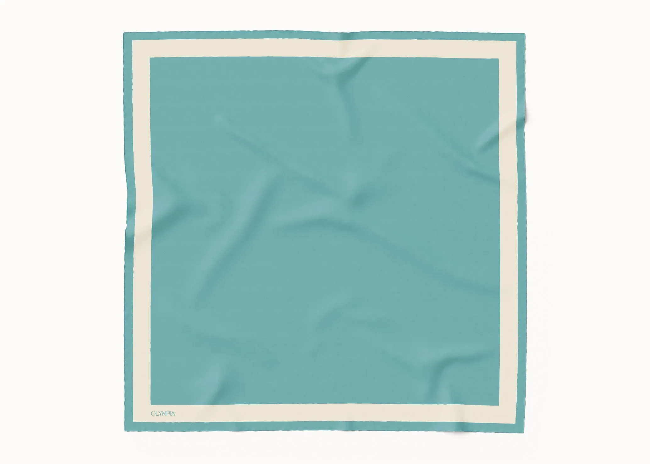 Dimity Lagoon Silk Scarf - 89x89cm