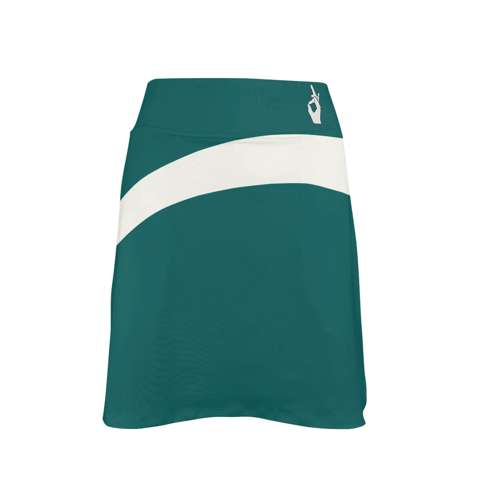 DTI Turquoise and White Stripe Skirt with Pocket