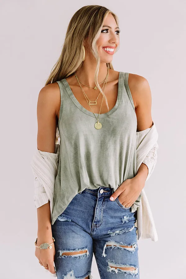 Easy Street Mineral Wash Tank in Sage