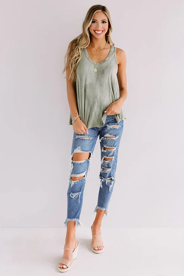 Easy Street Mineral Wash Tank in Sage