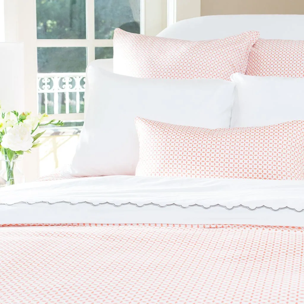 Ellis Coral Duvet Cover
