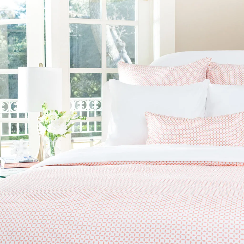 Ellis Coral Duvet Cover