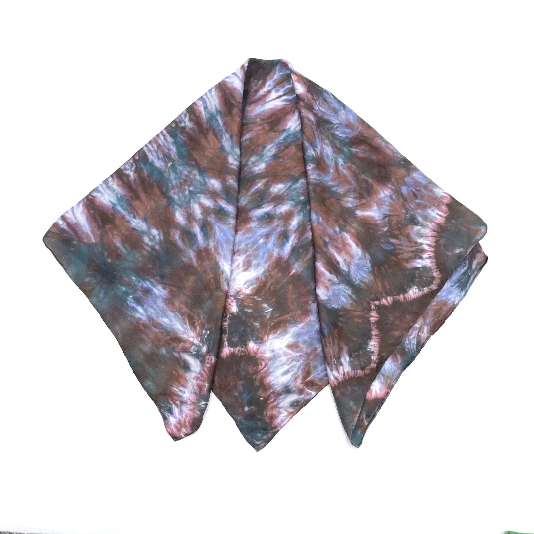 Fall Flame Silk Scarf Bandana