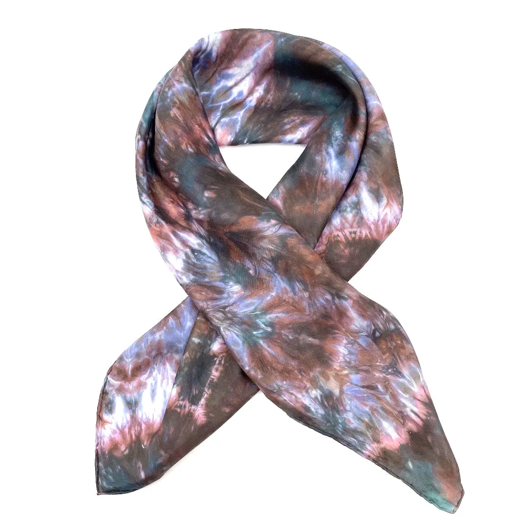 Fall Flame Silk Scarf Bandana