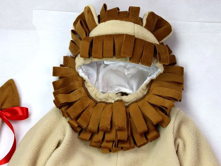 Fancydresswale  baby Photography Props Lion Animal Costume Jumpsuit Halloween Cosplay Costume(6 Months -24 Months))