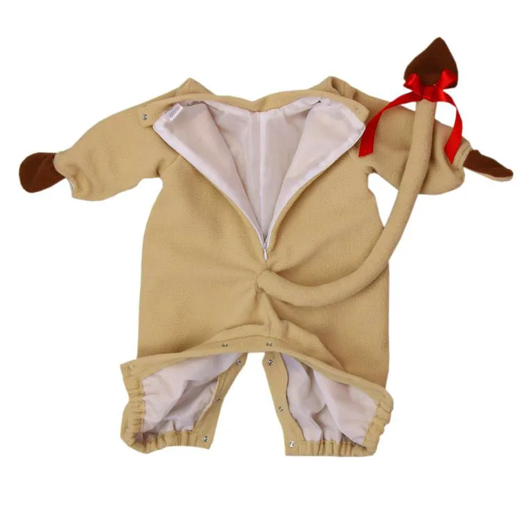 Fancydresswale  baby Photography Props Lion Animal Costume Jumpsuit Halloween Cosplay Costume(6 Months -24 Months))