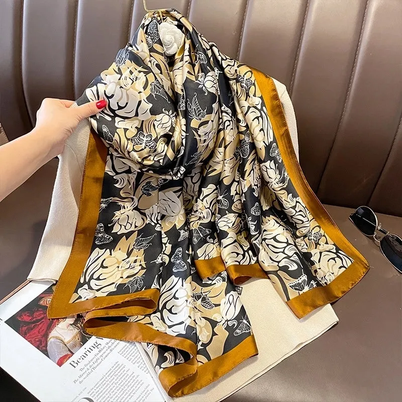 Fashion Silk  Scarf (707 Main Color)  Nhcj0164-707 Main Color