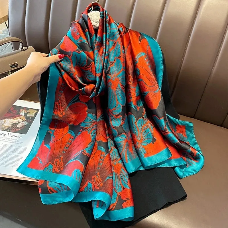 Fashion Silk  Scarf (707 Main Color)  Nhcj0164-707 Main Color