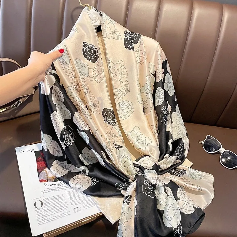 Fashion Silk  Scarf (707 Main Color)  Nhcj0164-707 Main Color