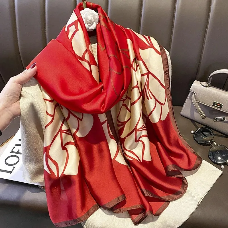 Fashion Silk  Scarf (707 Main Color)  Nhcj0164-707 Main Color