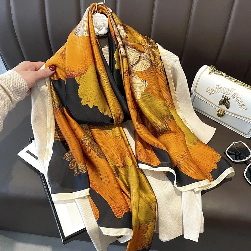 Fashion Silk  Scarf (707 Main Color)  Nhcj0164-707 Main Color