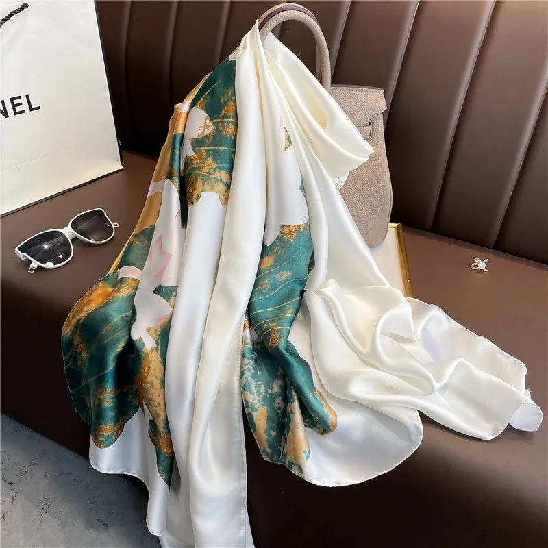 Fashion Silk  Scarf (707 Main Color)  Nhcj0164-707 Main Color