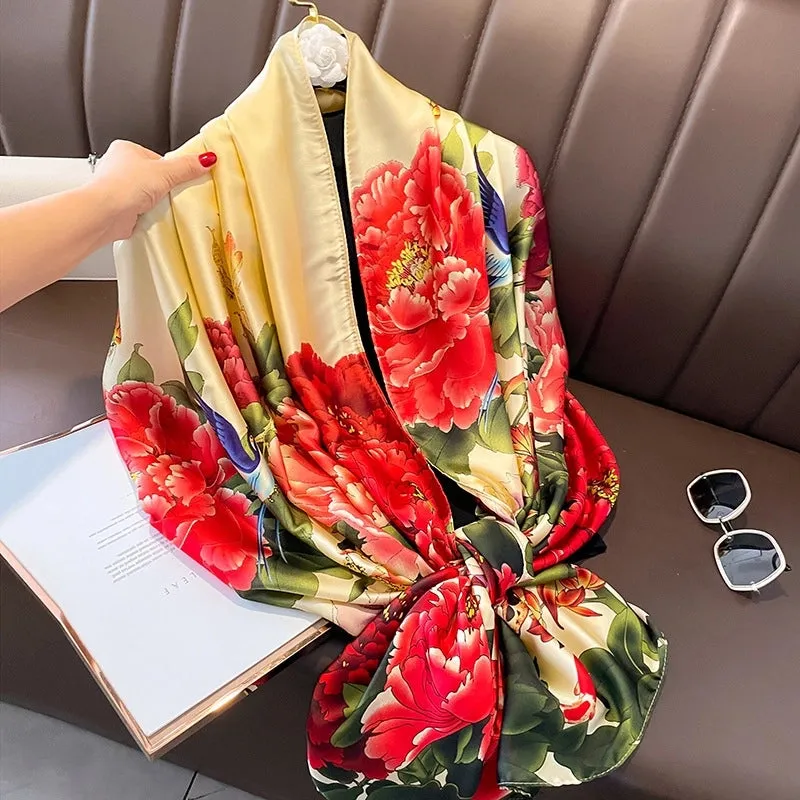 Fashion Silk  Scarf (707 Main Color)  Nhcj0164-707 Main Color