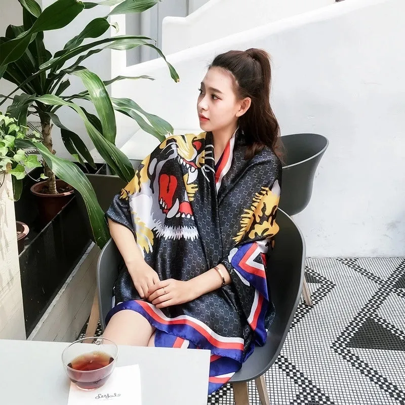 Fashion Silk  Scarf (707 Main Color)  Nhcj0164-707 Main Color