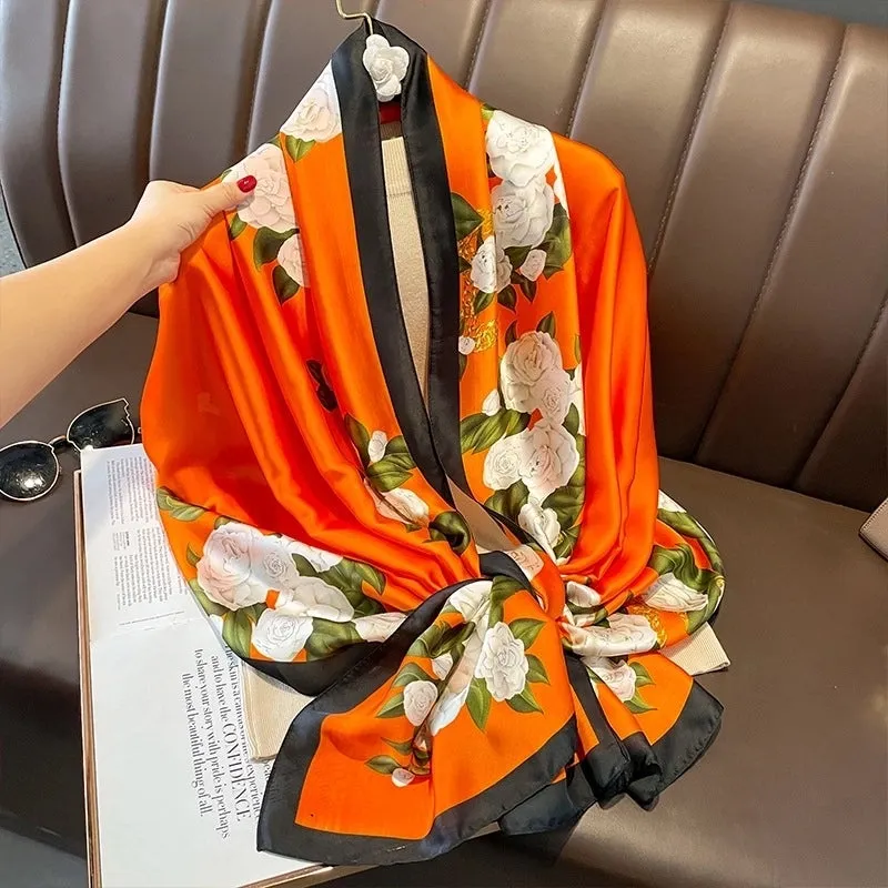 Fashion Silk  Scarf (707 Main Color)  Nhcj0164-707 Main Color