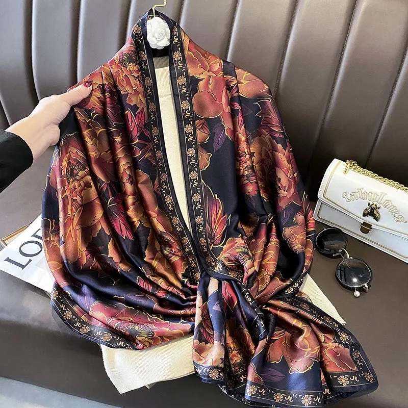 Fashion Silk  Scarf (707 Main Color)  Nhcj0164-707 Main Color