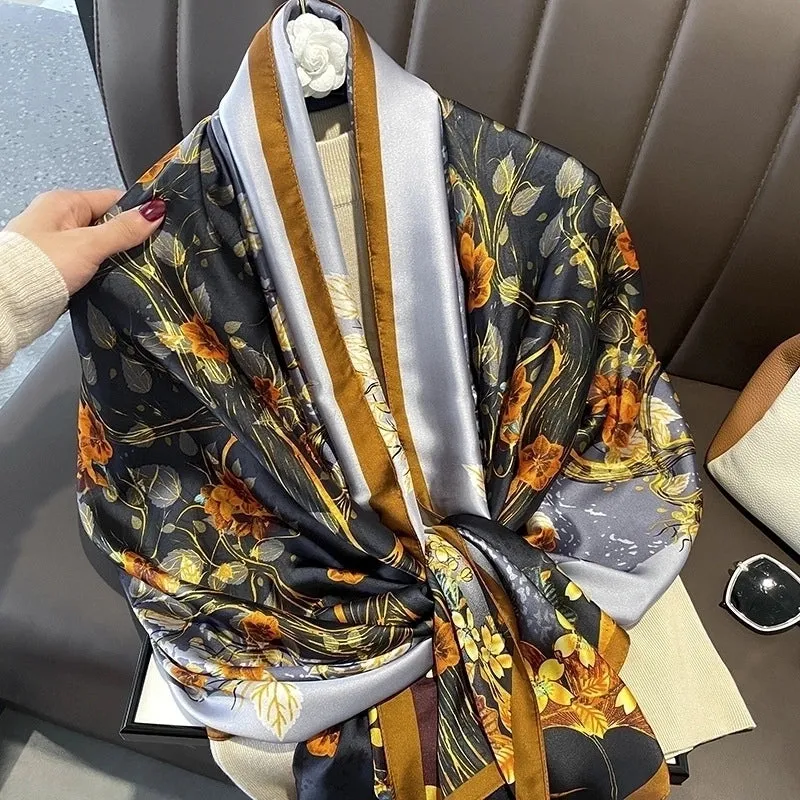 Fashion Silk  Scarf (707 Main Color)  Nhcj0164-707 Main Color