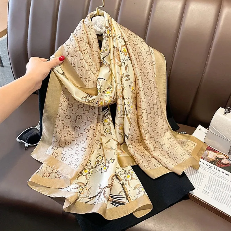 Fashion Silk  Scarf (707 Main Color)  Nhcj0164-707 Main Color
