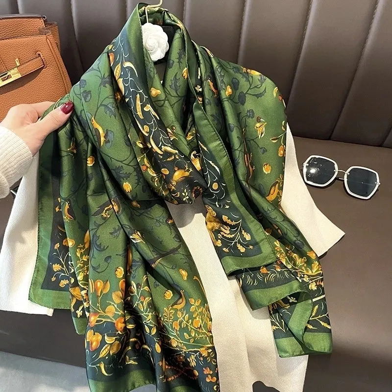 Fashion Silk  Scarf (707 Main Color)  Nhcj0164-707 Main Color