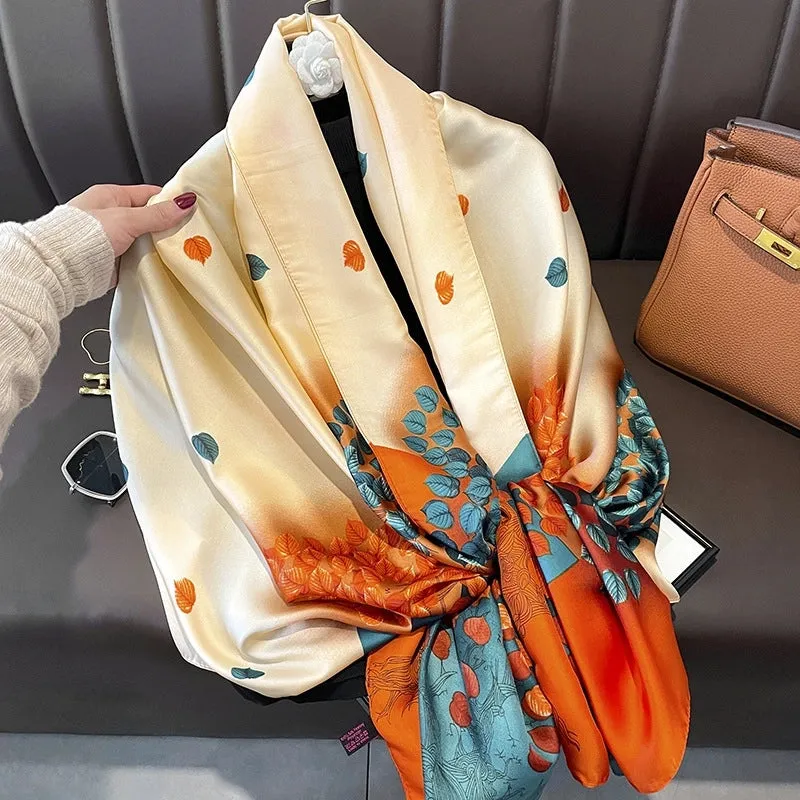 Fashion Silk  Scarf (707 Main Color)  Nhcj0164-707 Main Color