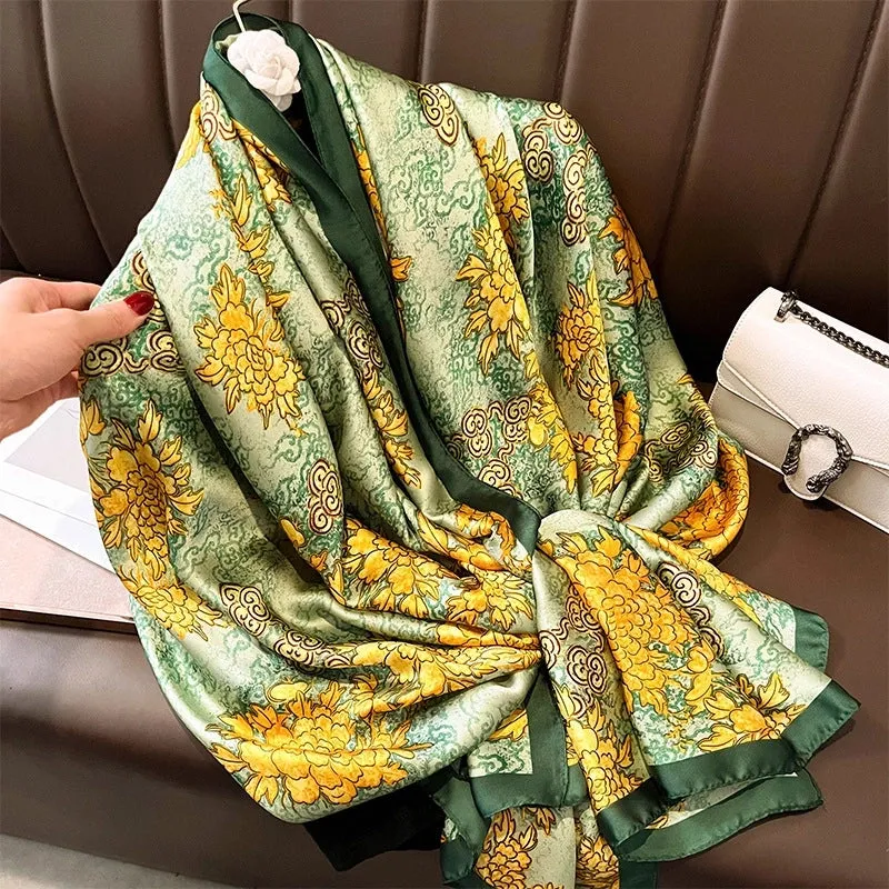 Fashion Silk  Scarf (707 Main Color)  Nhcj0164-707 Main Color