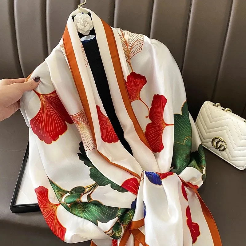 Fashion Silk  Scarf (707 Main Color)  Nhcj0164-707 Main Color