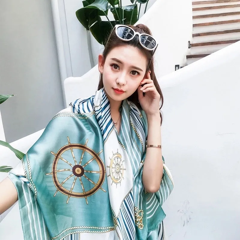 Fashion Silk  Scarf (707 Main Color)  Nhcj0164-707 Main Color