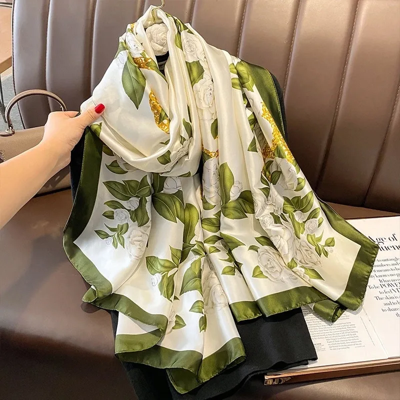 Fashion Silk  Scarf (707 Main Color)  Nhcj0164-707 Main Color