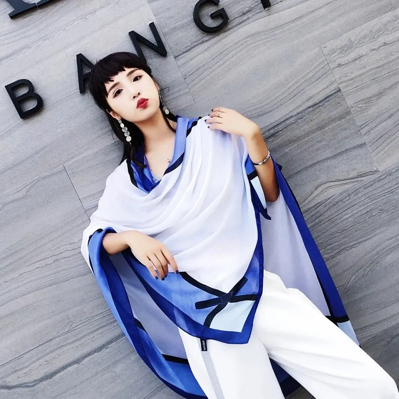 Fashion Silk  Scarf (707 Main Color)  Nhcj0164-707 Main Color