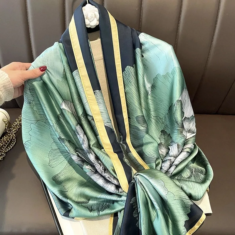Fashion Silk  Scarf (707 Main Color)  Nhcj0164-707 Main Color