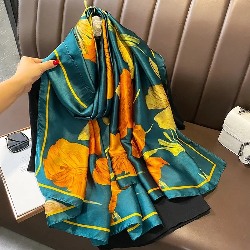 Fashion Silk  Scarf (707 Main Color)  Nhcj0164-707 Main Color