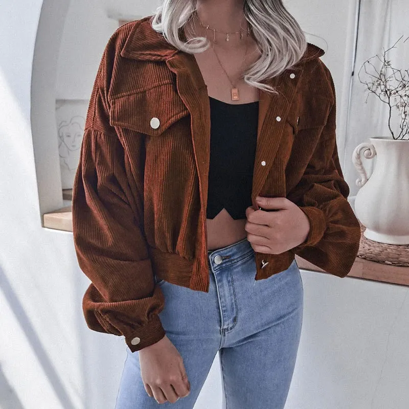 Heard About You Corduroy Short Jacket