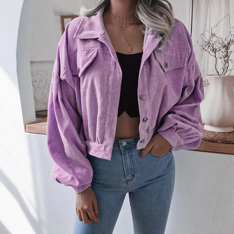 Heard About You Corduroy Short Jacket