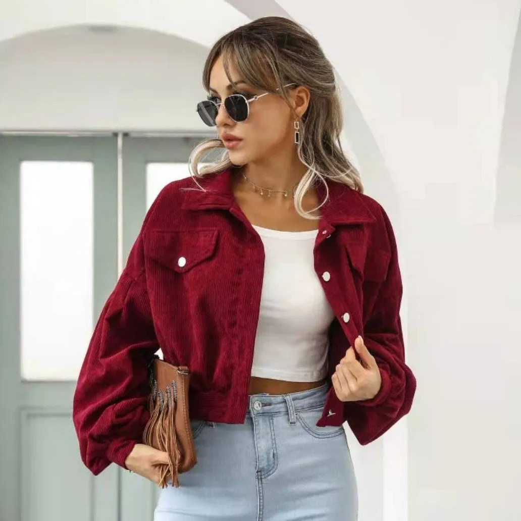 Heard About You Corduroy Short Jacket