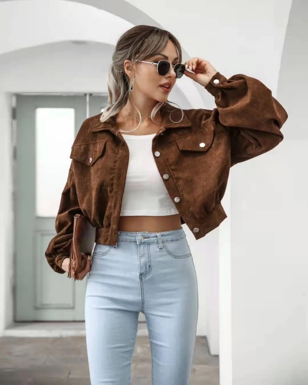 Heard About You Corduroy Short Jacket