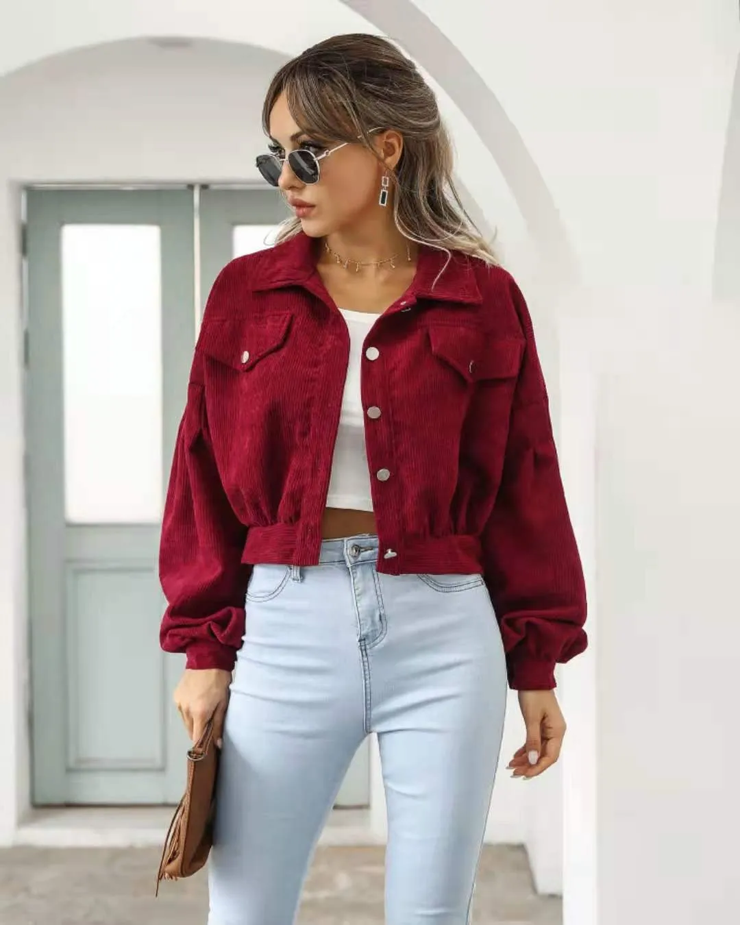 Heard About You Corduroy Short Jacket