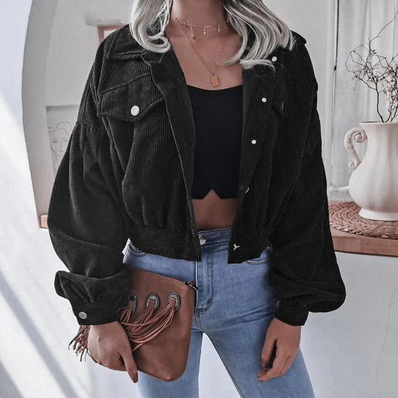 Heard About You Corduroy Short Jacket