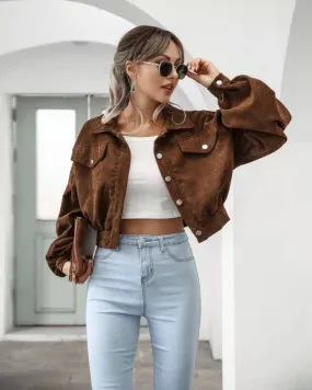 Heard About You Corduroy Short Jacket